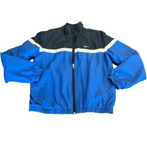 Nike Men’s Blue White Windbreaker Jacket Size Small